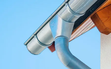 instalación de canalones en chalet de logroño, la rioja